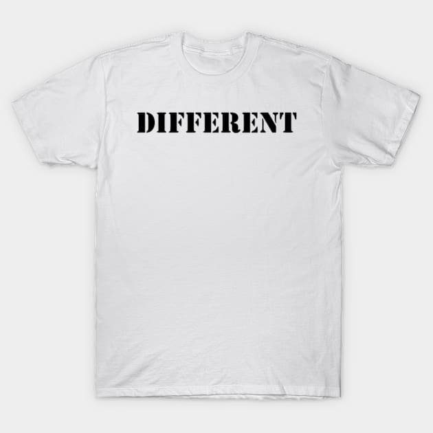 DIFFERENT T-Shirt by positive_negativeart